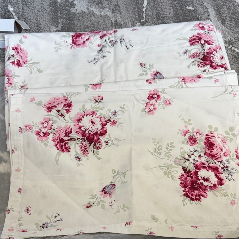 Simply shabby chic target retired full/queen duvet cover 2 standard pillow case